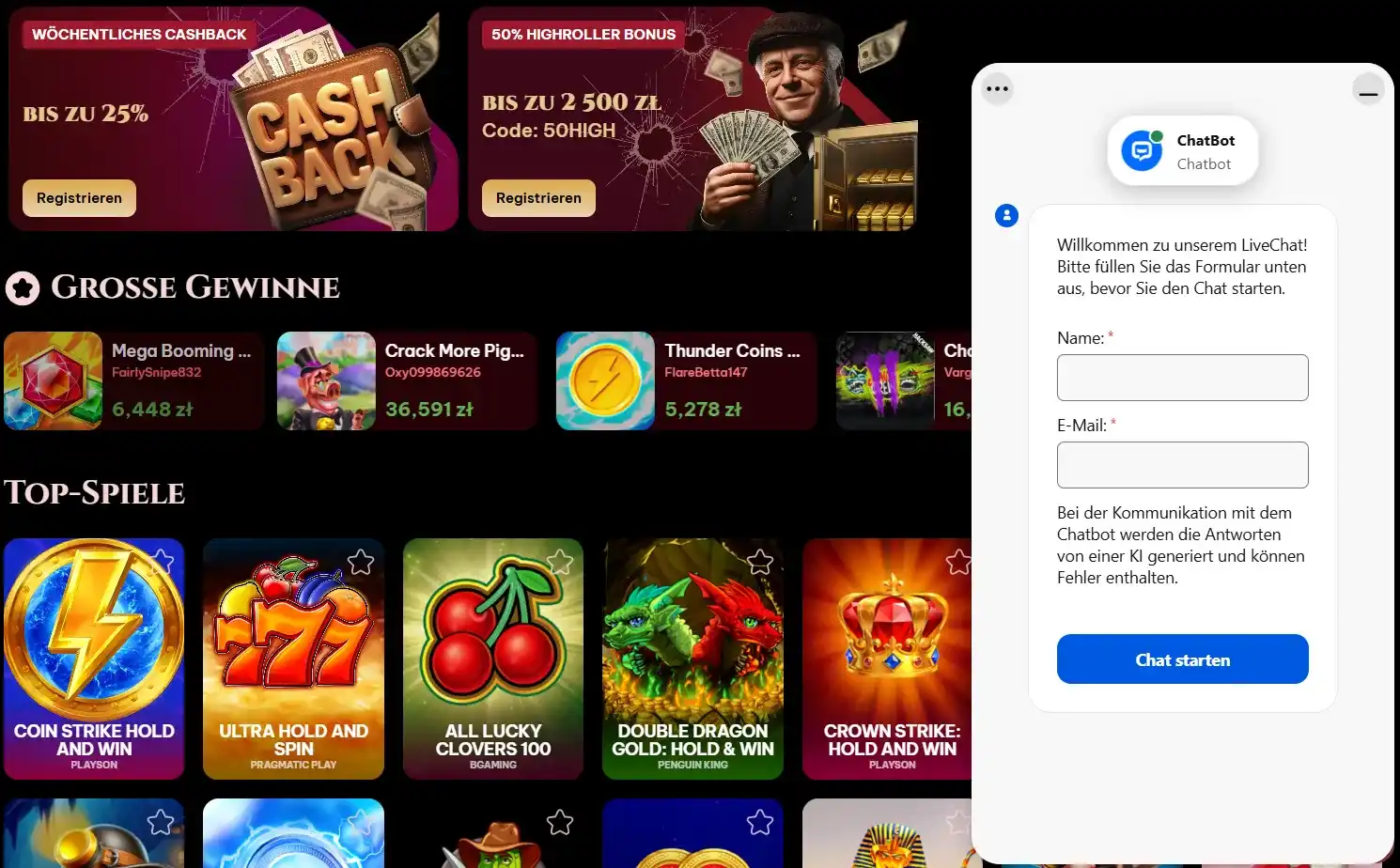 Spinogambino Casino Hilfezentrum und Kundensupport