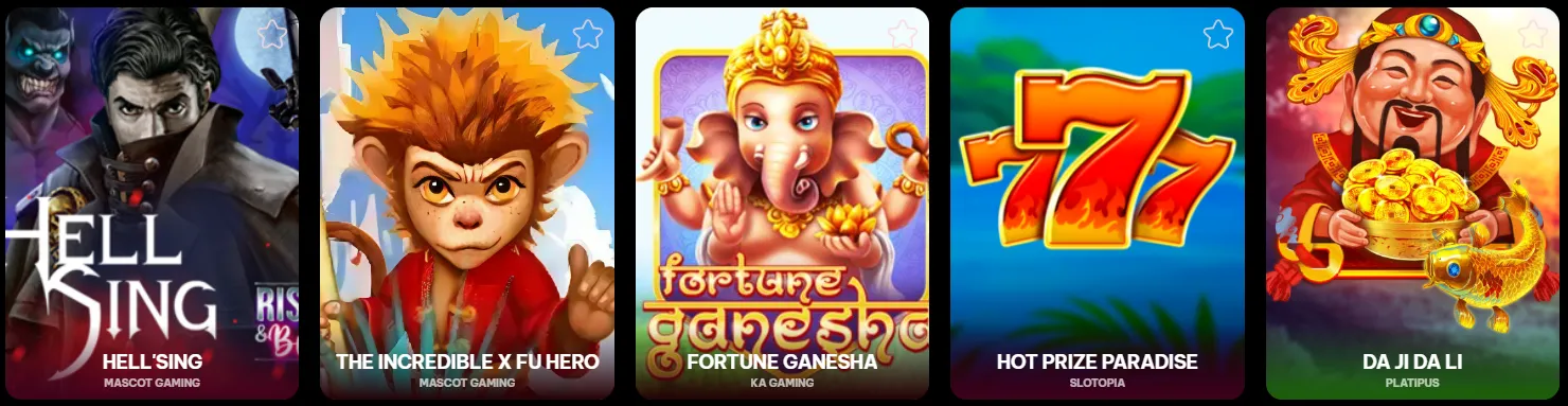 Beste Online Spielautomaten bei Spinogambino Casino